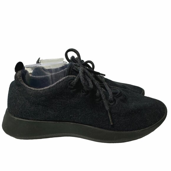 allbirds Other - Allbirds Wool Runners Sneaker Mens Size 9 Black Merino Wool Low Top Shoes